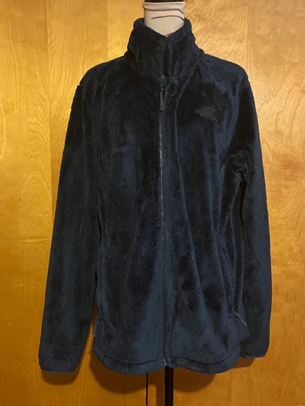 The North Face Women’s XL Navy Plush Full-Zip Fleece Jacket